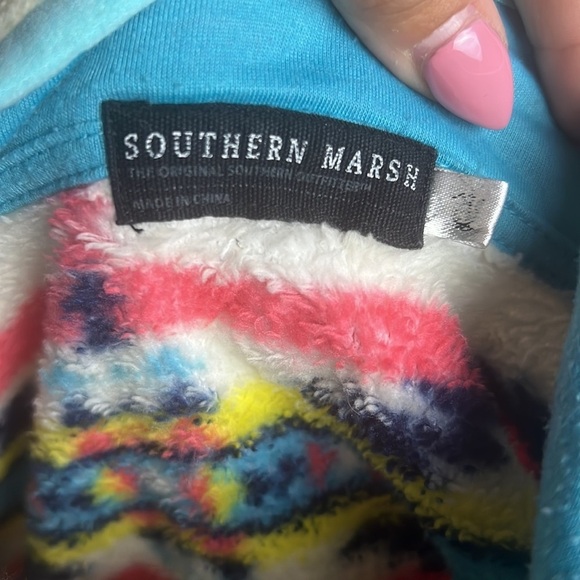 Southern Marsh Harbuck Fleece Pullover Sz Medium - Picture 7 of 7